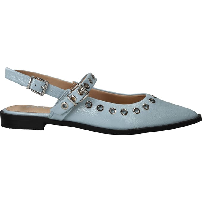 POSH by Poelman Instappers - Dames - Blauw - Maat:38