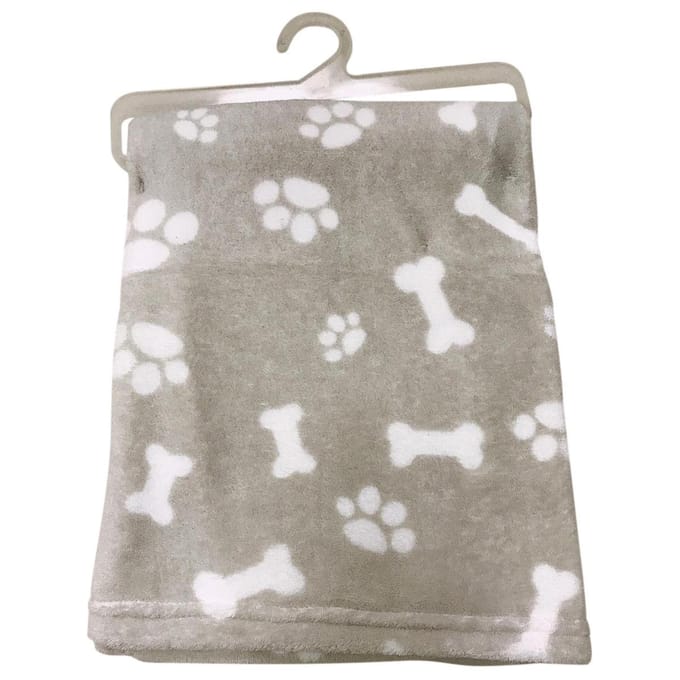 Adori Fleece Deken - Hondendeken - 150x100 cm 375 g Beige Wit