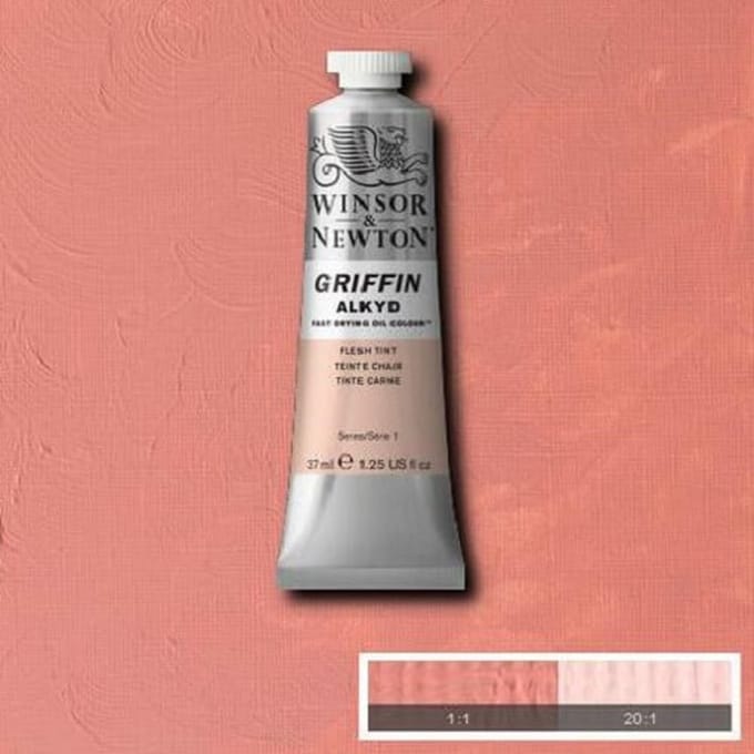 Winsor & Newton Griffin Alkyd Olieverf 37ML Pale Rose 257