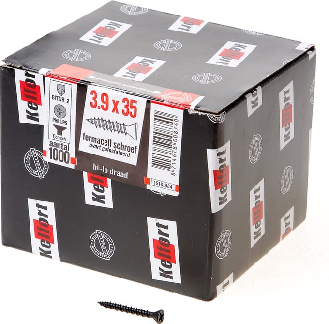 Kelfort Fermacellschroef - 3,9 x 35 mm - 1000 st