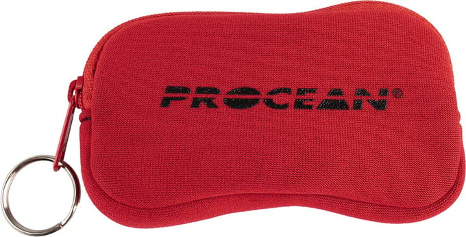 Sleutelhanger portemonnee rood