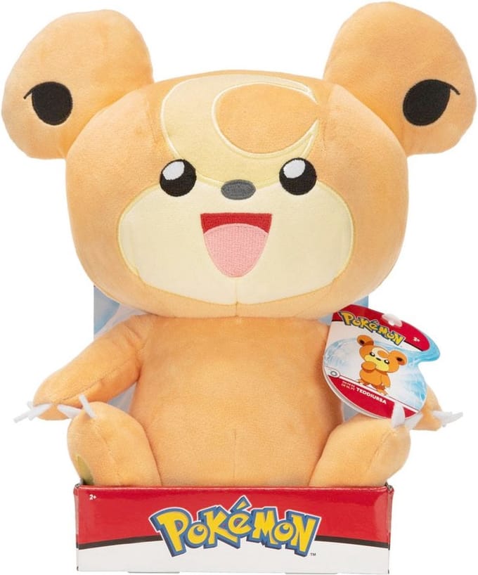 Pokémon Pluche knuffel Teddiursa 30 cm Oranje