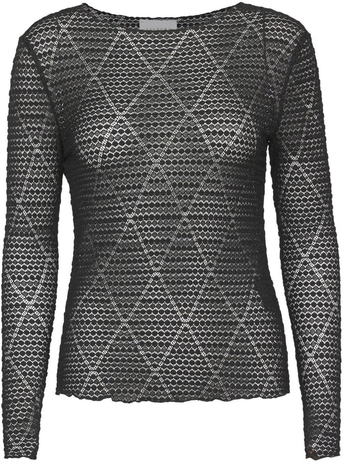 SisterS point T-shirt Velka Ls 18101 Black Dames Maat - S