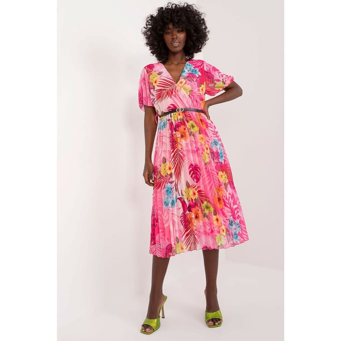 Botanical Mood Dress - Rosa / Einheitsgröße
