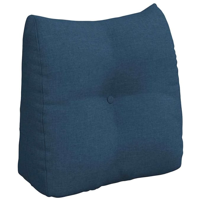 vidaXL - Rugkussen - Blauw - 45 - x - 24 - x - 50 - cm - Stof