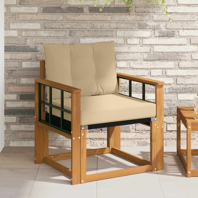 vidaXL - Buitensofa - Massief - Acacia - Hout - Naturel