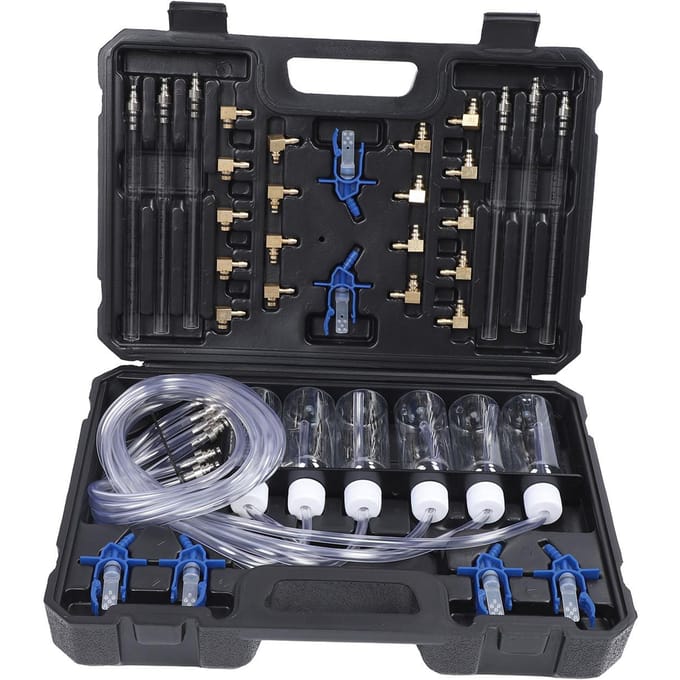Kit de test de débit d'injecteur diesel Efficace Multifonctionnel Construction robuste Adaptateur Common Rail Ensemble testeur de carburant
