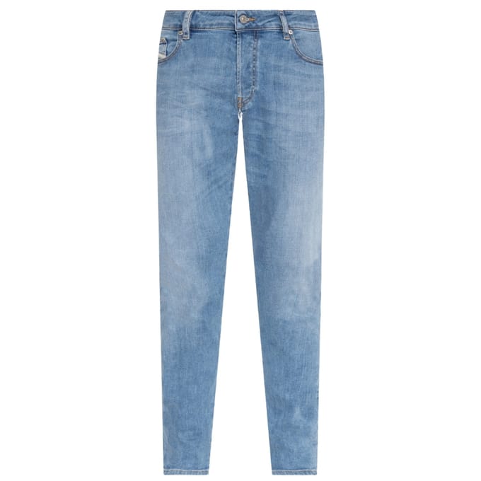 Diesel D-Yennox taps toelopende lichtblauwe jeans