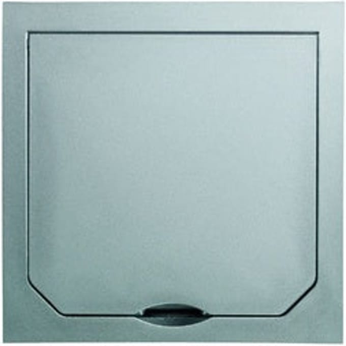 ABL Roestvrij Staal Scharnierend Deksel Vloercontactdoos 94MM IP41 - 1471-ESM