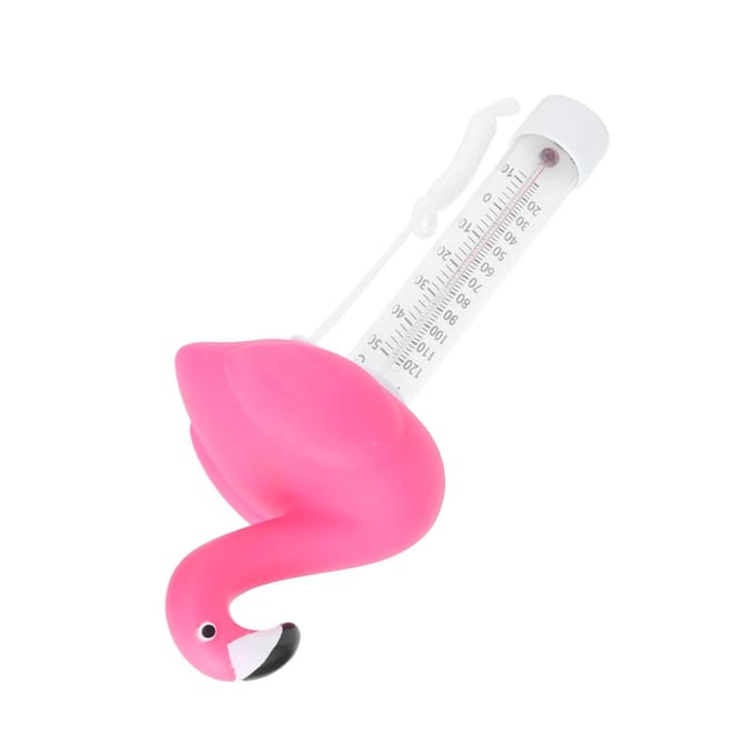 Waterthermometer Dierenvormig Plastic Hoge Nauwkeurigheid Drijvende Zwembadthermometer voor Zwembad pink