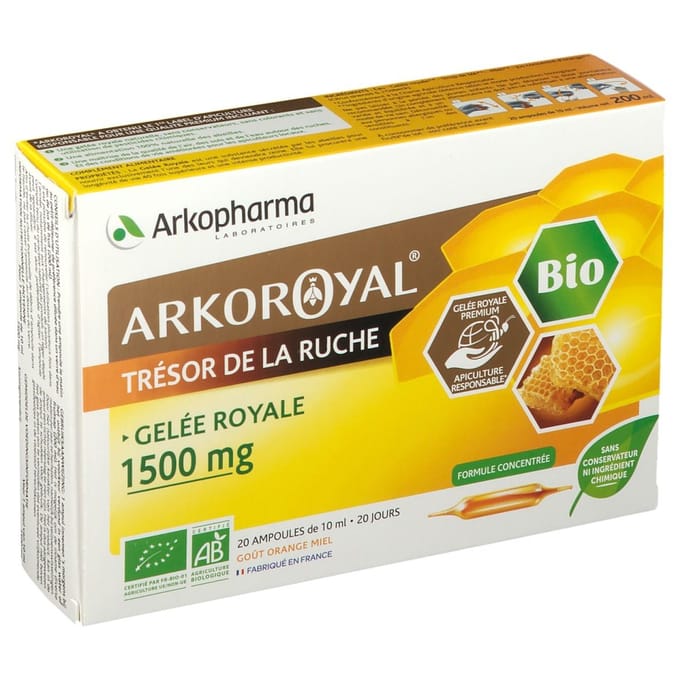 Koninginnenbrij 1500 Mg Bio Om Weerstand te Versterken - 20 Ampullen 1 per dag