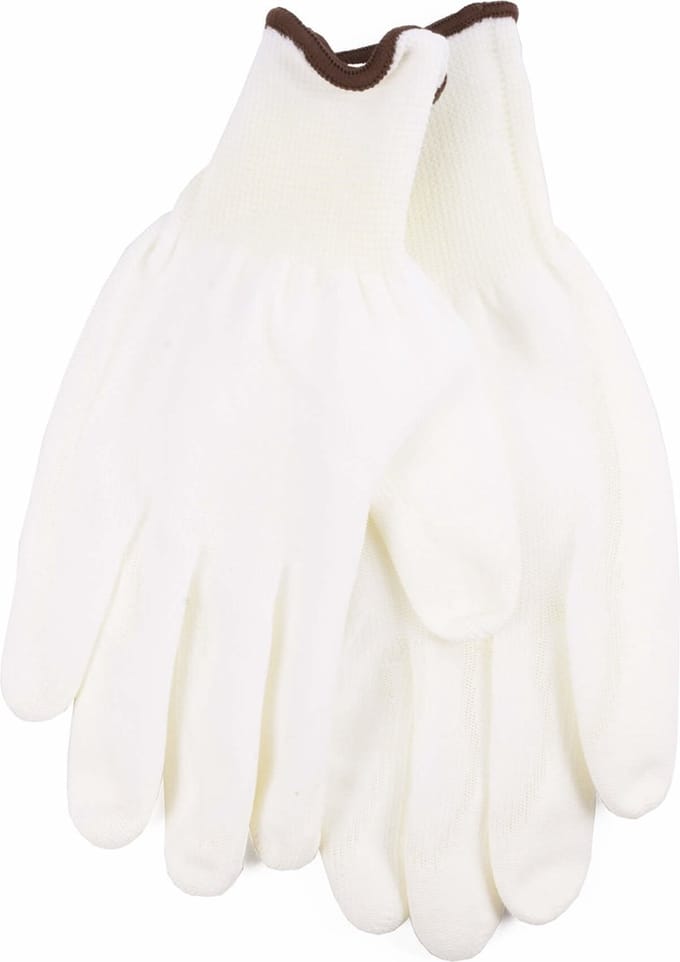 Benson Werkhandschoenen - PU Flex - Nylon - L - Wit - Set van 2