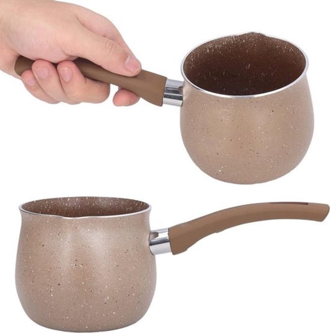 Melkpan Aluminiumlegering 300ml Diameter 10 cm - Smeltpan voor Chocolade en Boter