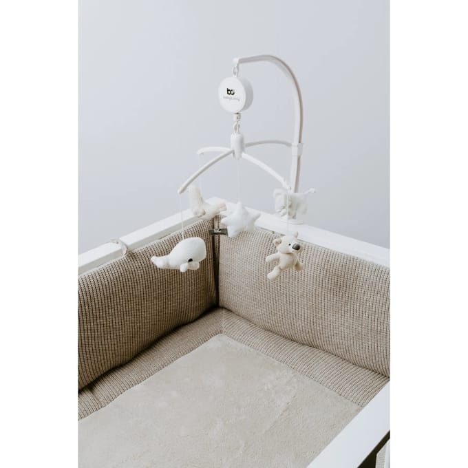 Baby's Only Bedbumper - Bedomrander - Bedomranding baby - Boxbumper - Parkomrander Hope - Dusty Grey - 180x30 cm