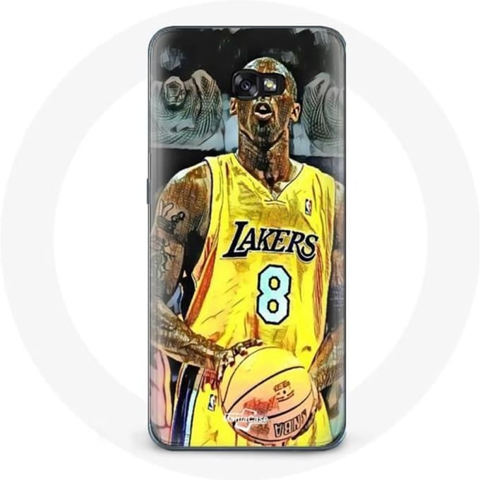 Coque - NBA - Samsung A5 2016 - Kobe Bryant Dunk - Souple - Noir noir