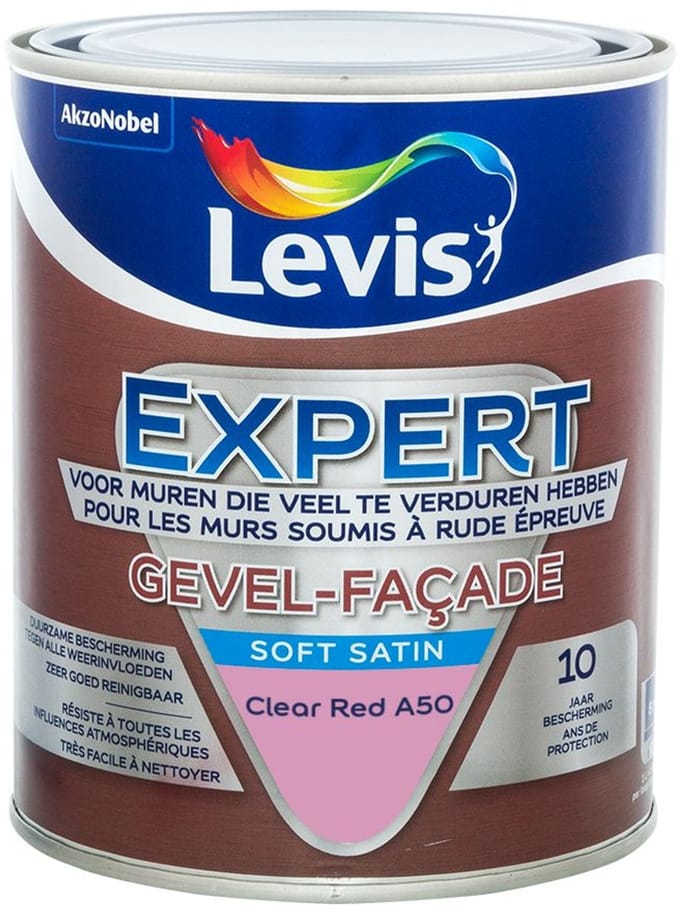 Levis - Expert Gevel Mix - Clear Red A50 - Mengverf - 1 L