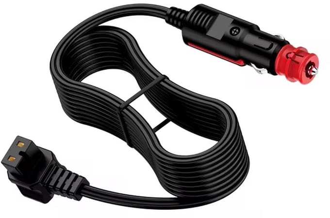 GO SOLID! ® Autolader haaks 12V/24V geschikt voor ICECO GO20 koelkast