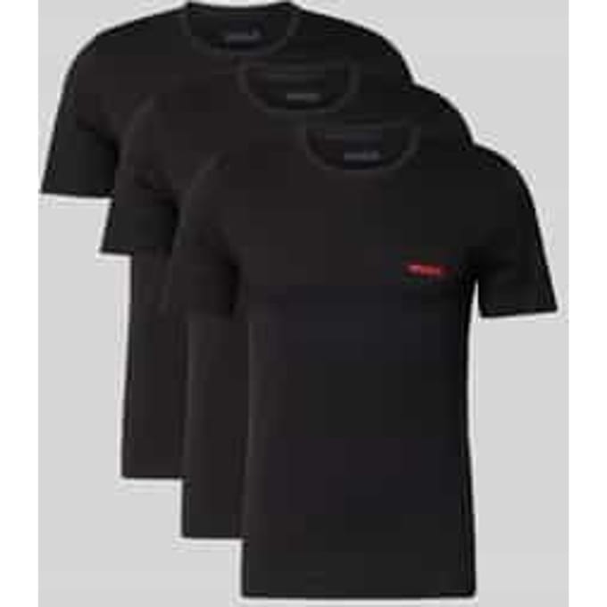 T-shirt met labelprint in een set van 3 stuks