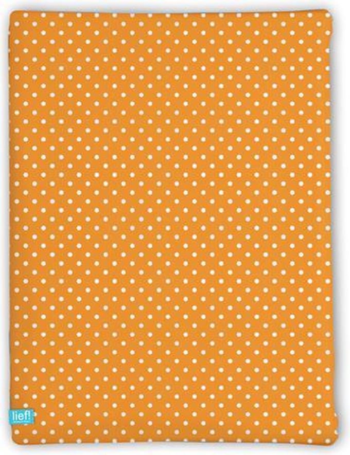 Lief! Hoeslaken Oranje 40x80