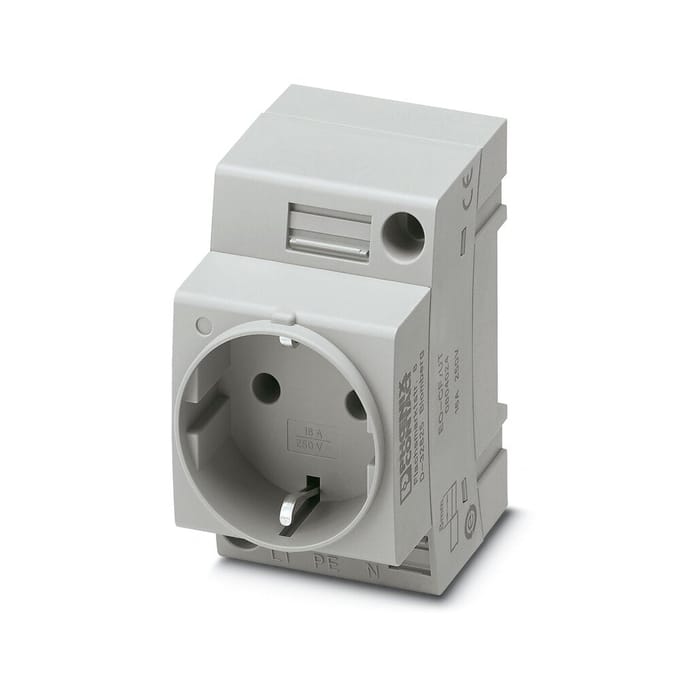 Contactdoos voor schakelkast Phoenix Contact EO-CF/UT Grijs (l x b) 60 mm x 45 mm
