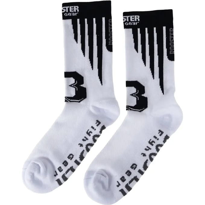 Booster Rapid Strike Pro 2 - Sokken - Wit/Zwart - maat M - EU 38-42