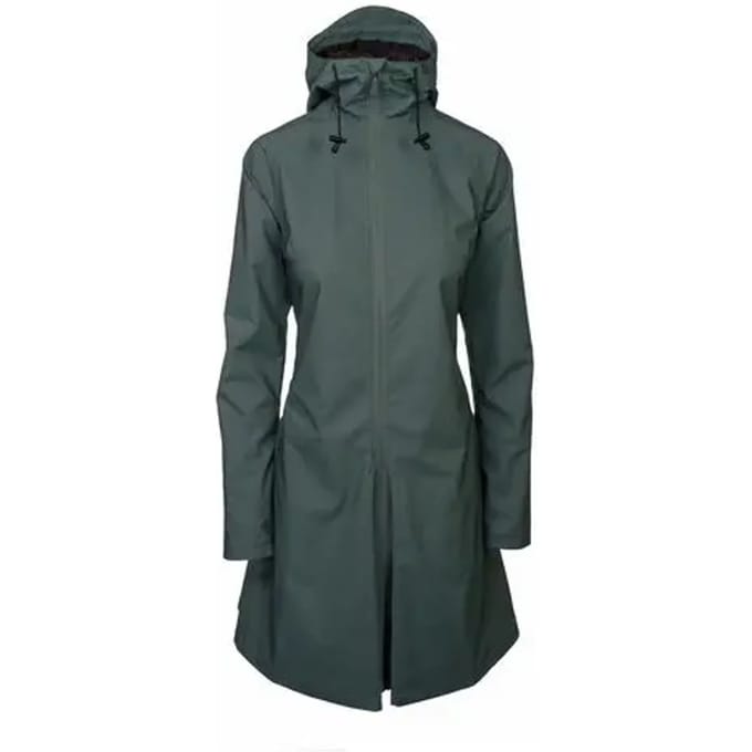 agu SEQ Regenjas Dames Waterdicht - Staal Blauw - Waterkolom 5.000 mm - Om te ritsen tot poncho - Ventilatiepaneel op de rug