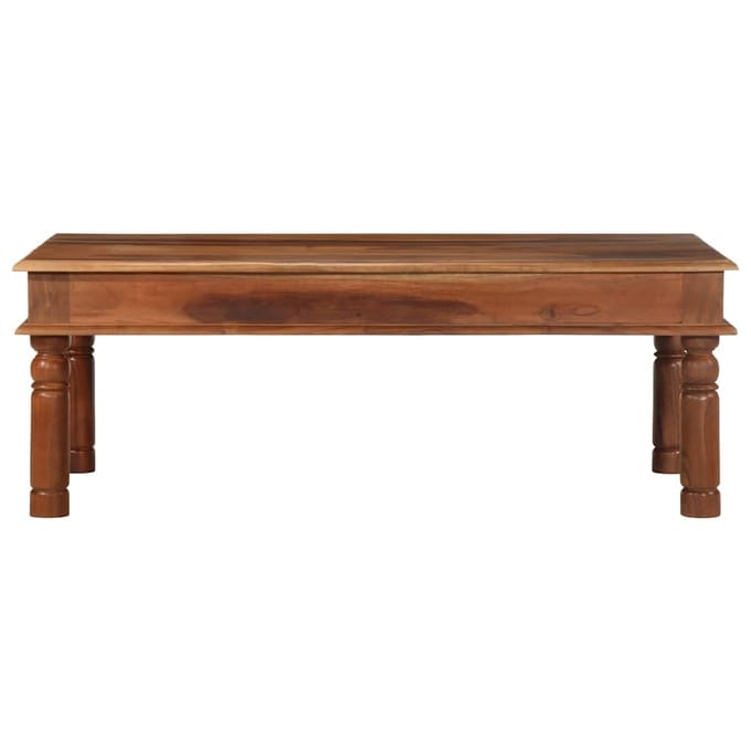 vidaXL - Salontafel - 110x60x40 - cm - massief - acaciahout