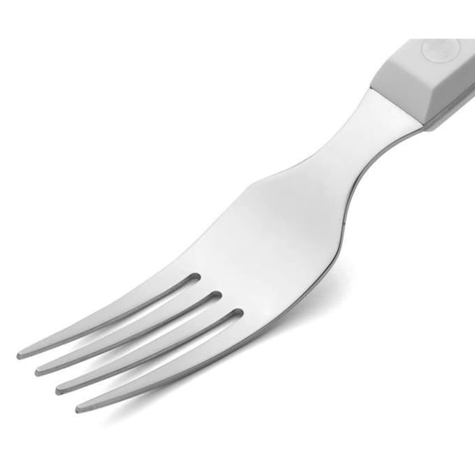Steakvork - ARCOS - Steak Basic - Roestvrij Staal - Polyoxymethyleen Wit - 195 mm