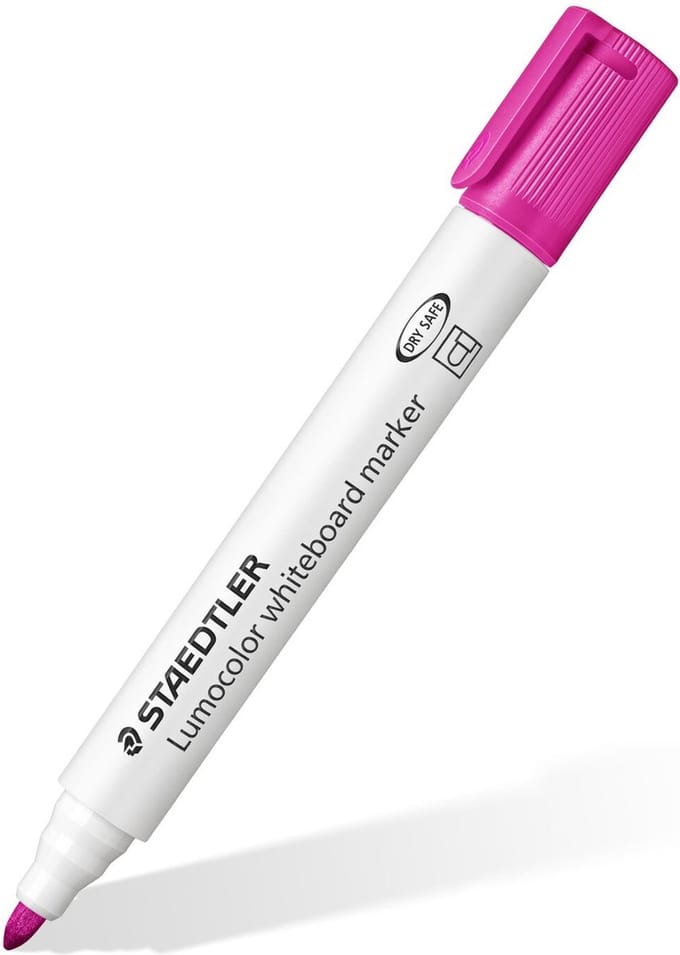 Staedtler Lumocolor whiteboard marker 351 markeerstift 1 stuk(s) Magenta