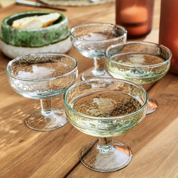 LOBERON Glas set van 4 Port Vila helder