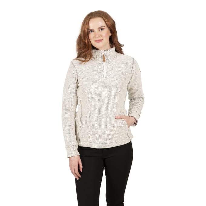 Trespass Dames/Dames Ronette Fleece (Gebroken wit)