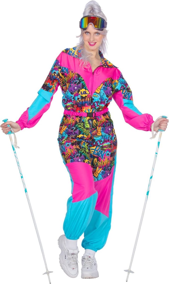 Skipak retro 80's print dames