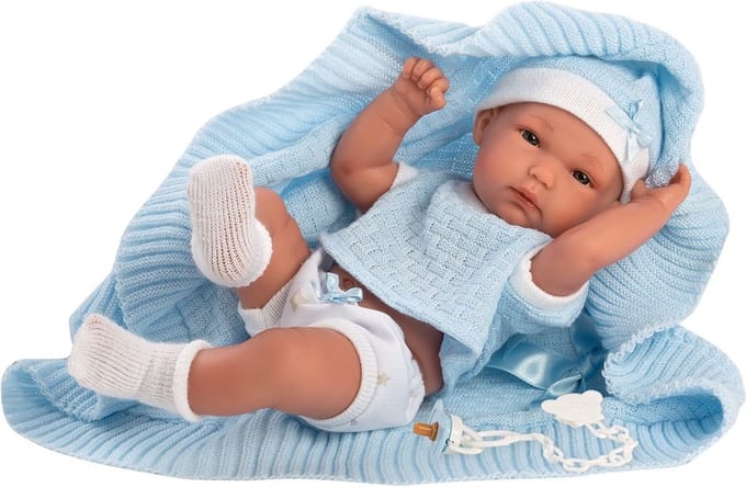 LLorens Babypop Bimbo Toquilla Celeste 35 cm