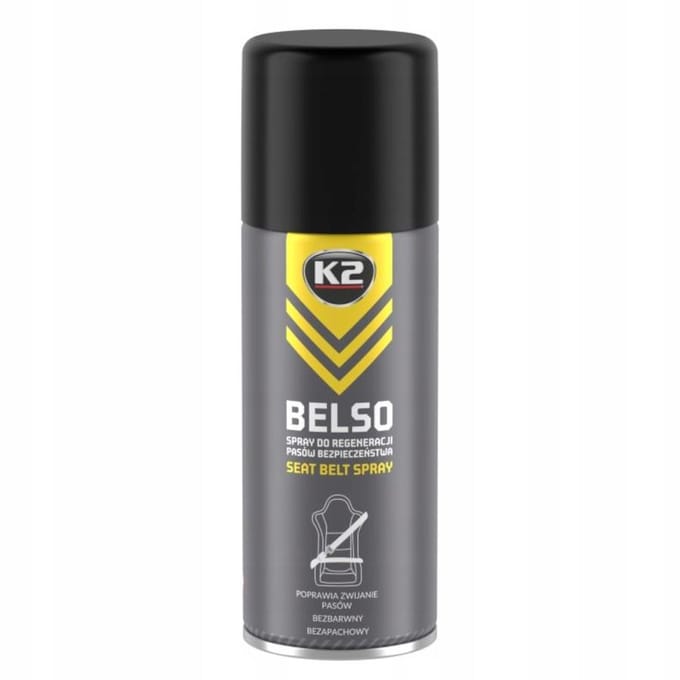 K2 B433 - Veiligerheidsgordel Herstelspray - 400ml - UV-bescherming - Antistatisch