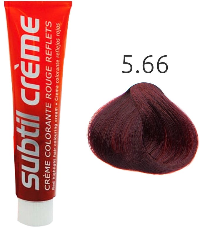 Subtil - Color - Crème Rouge Reflets - 5.66 Kastanje Zeer Lichtrood - 60 ml