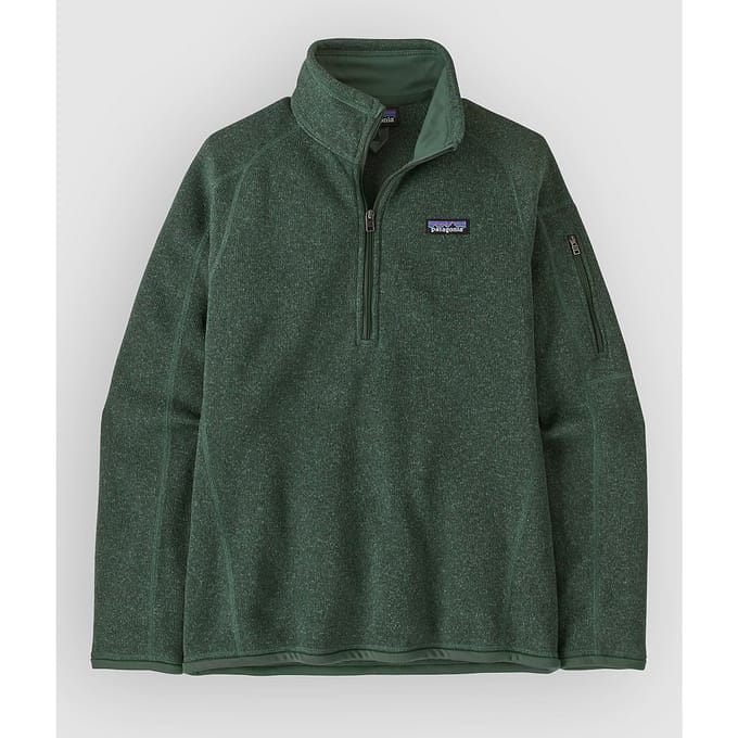 Patagonia Better Sweater 1/4 Half-Zip Fleece Trui groen