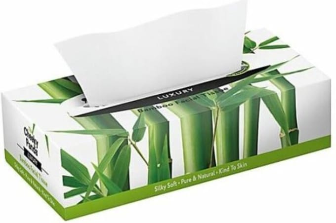6 Stuks Cheeky Panda Tissue Box FSC 80 Tissues per doos.