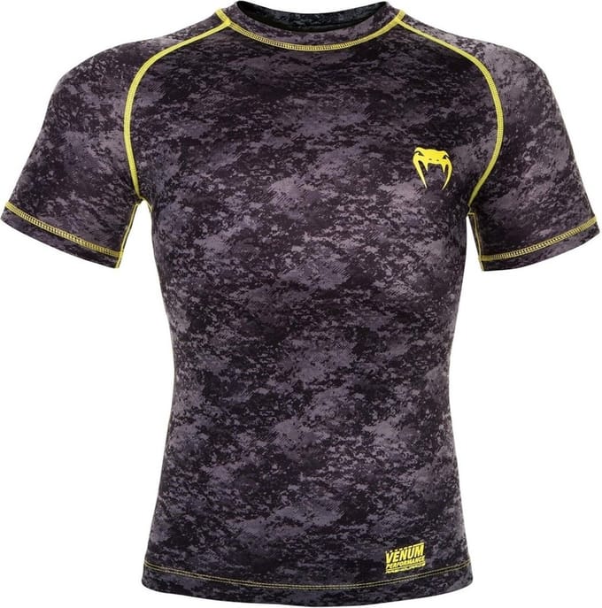 Venum Tramo Rash Guard Zwart Geel - S