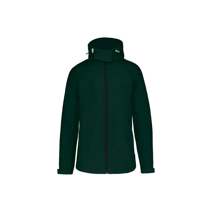 Kariban Dames softshell jas met afneembare capuchon K414 - Bottle Green - L