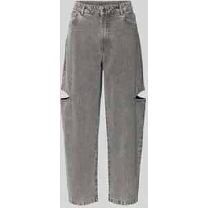 mom fit jeans met cut-out