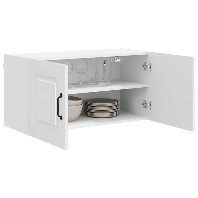 vidaXL - Vaatwasserpaneel - Kalmar - Hoogglans - wit - 80 - x - 31 - x - 40 - cm