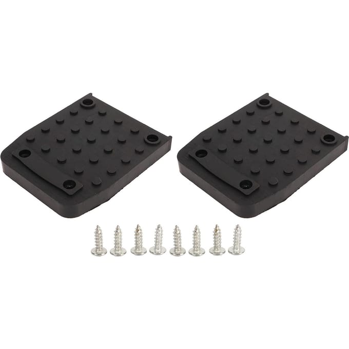 2 STUKS Gipsplaat Stelzool Antislip Pads Nylon en PVC Gipsplaat Stelzool Voetpads voor Constructie black