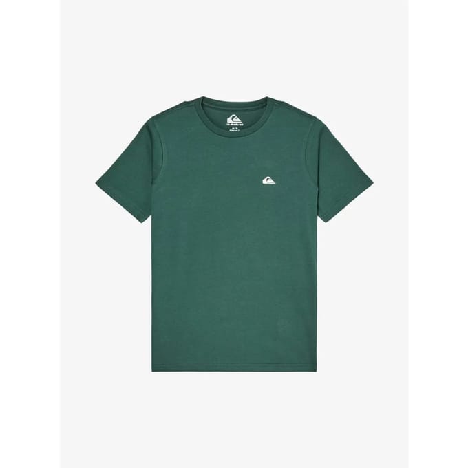 Quiksilver Basic T-shirt Met Korte Mouwen Groen 10 Years Jongen