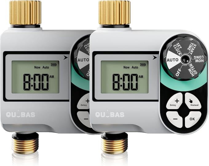 Digitale Watertimer voor Tuinbesproeiing - Programmeerbare Sprinkler Controller met Groot LCD-display