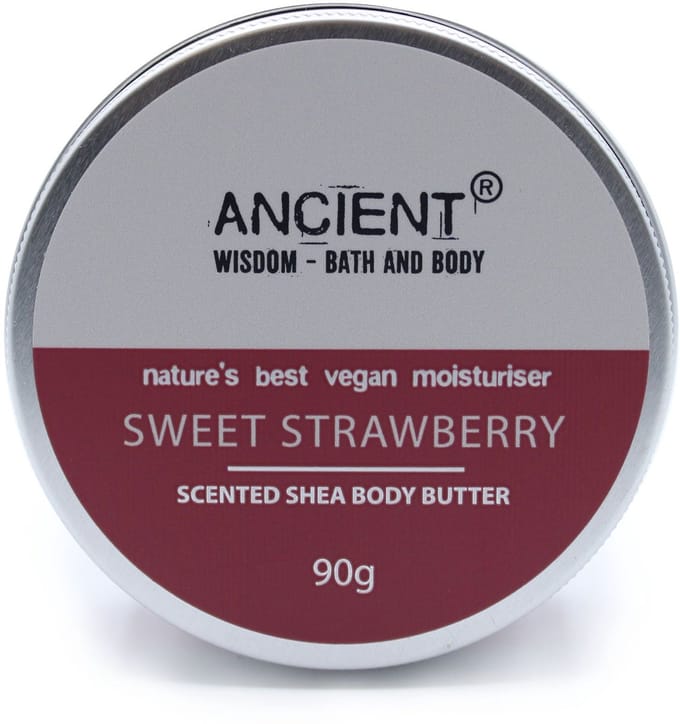 Geurende Shea Body Butter 90g - Zoete Aardbei