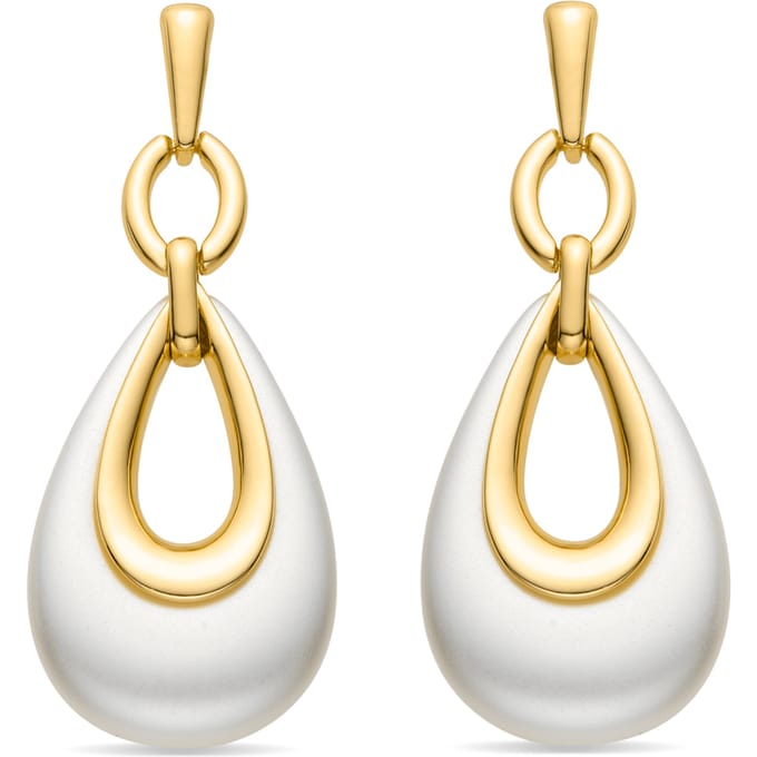 Luxenter Boucles d'oreilles finition or jaune 18 carats - Humola
