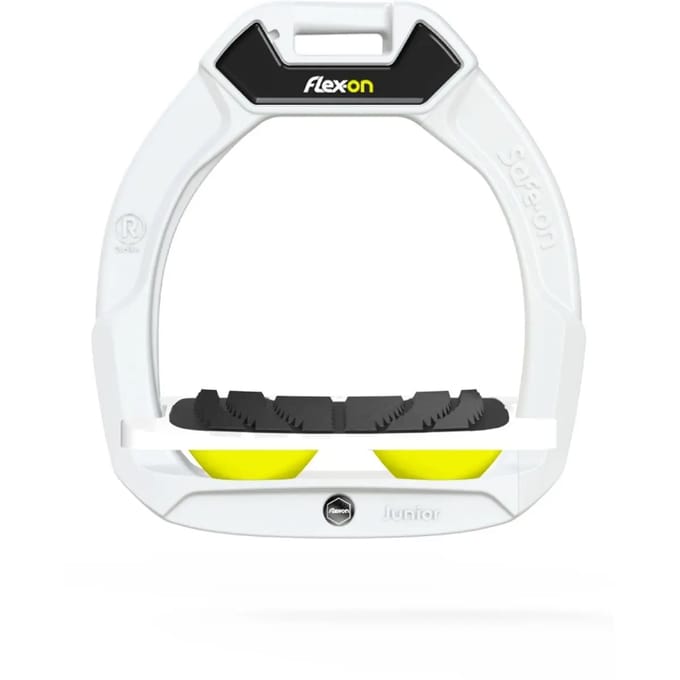 Veiligheidseenheden voor paardrijden Hellend Grip Wit/Wit/Geel Flex-On Safe-On