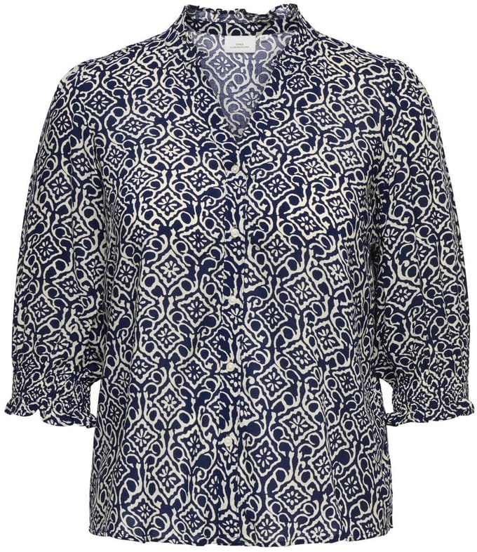 ONLY CARMAKOMA - CARRAYA 3/4 SHIRT WVN NOOS Dames Blouse
