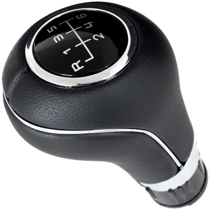 Modecar - Versnellingsknop - 6 Versnellingen - Zwart - 8 mm