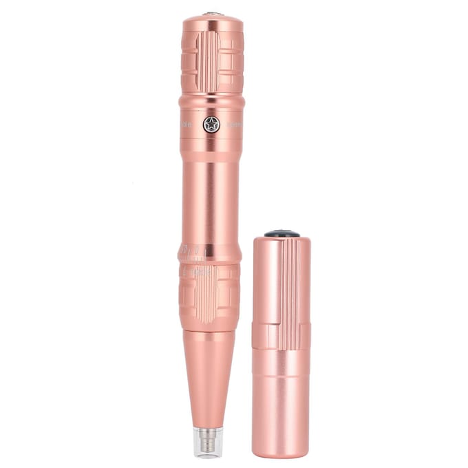 Elektrische Microblading Tattoo Machine Wenkbrauw Lip Tattoo Pen Machine Rose Goud EU Plug beige